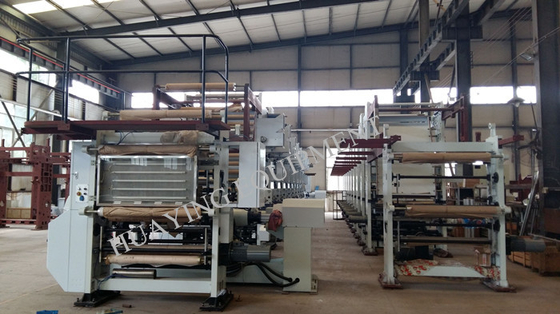 9 Flexographic μηχανή εκτύπωσης χρωμάτων, Rotogravure εκτυπωτής με το καροτσάκι δίσκων μελανιού