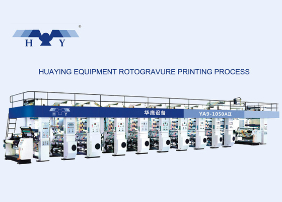 Computer Color Register Rotogravure Printing Machine Max Working Speed 185 m/min Solvent-based